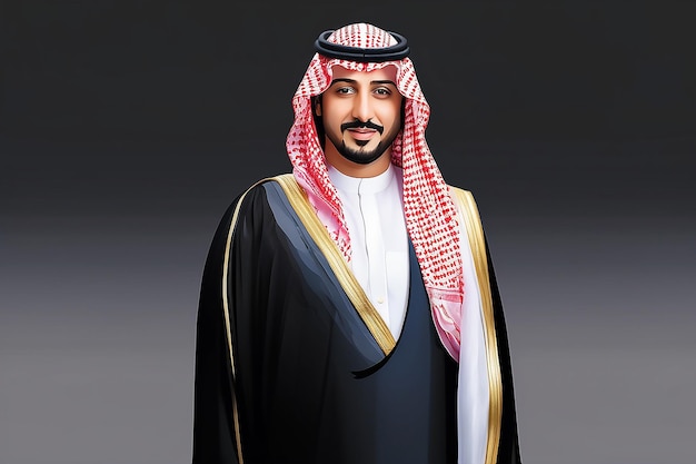 Prince Mohamed Bin Salman Al Saud the Crown Prince of Saudi Arabia Illustration