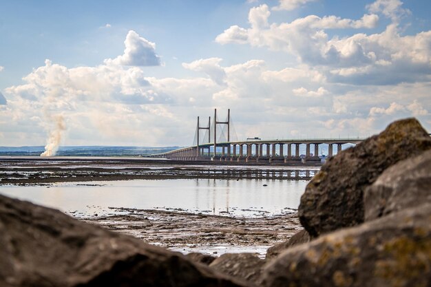 Prince of Wales Severn Bridge in the Distance