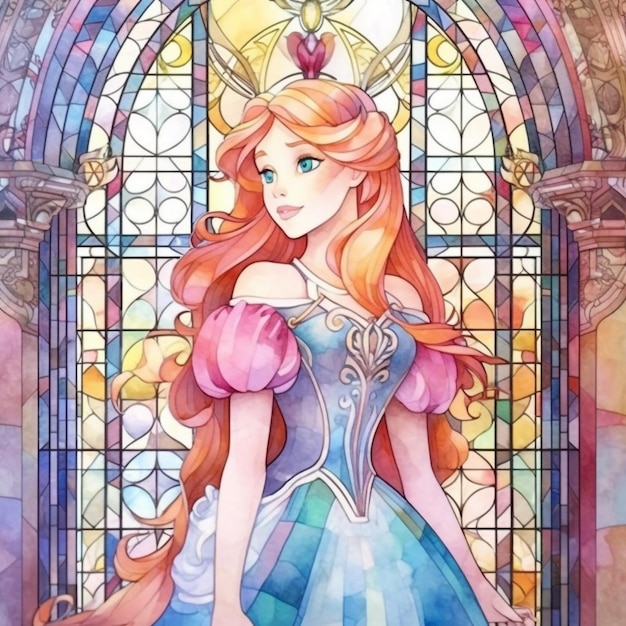 The princess from the movie ariel's cinderella.