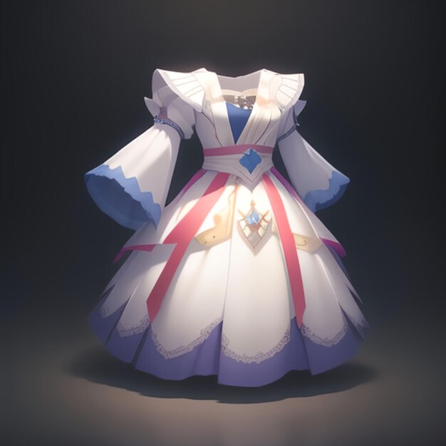 Princess skirt model for game icon