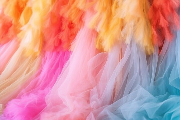 Princesscore Boho Bright Palette Tulle Party Extravaganza