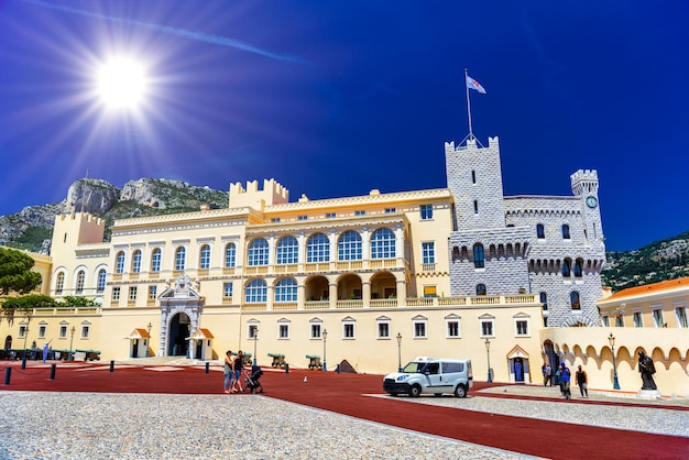 Prinselijk paleis in Fontvielle MonteCarlo Monaco Côte d'Azur Franse Rivièra