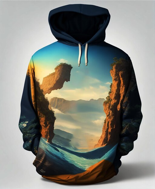 Photo print design hoodie