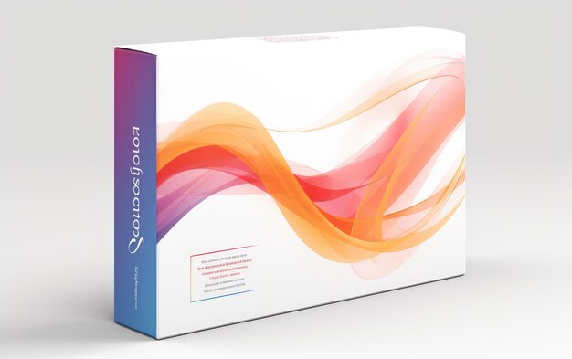 print design software box stylish look d on white background