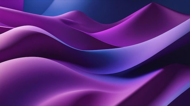 Print minimalist 3d rendering blue purple blue darker abstract wallpaper