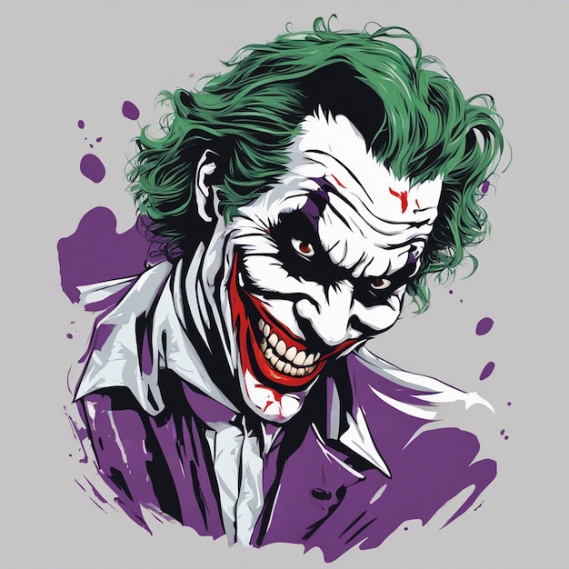 Print ready joker cool tshirt design