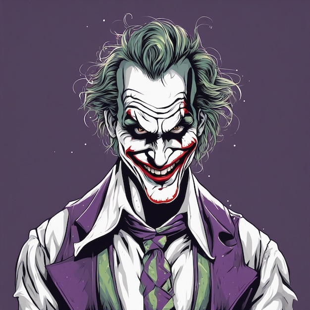 Print ready joker cool tshirt design