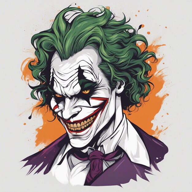 Print ready joker cool tshirt design