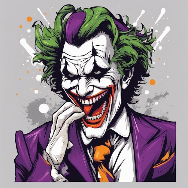 Print ready joker cool tshirt design