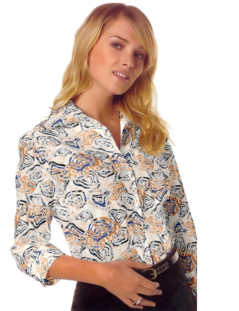 Photo print shirt for women