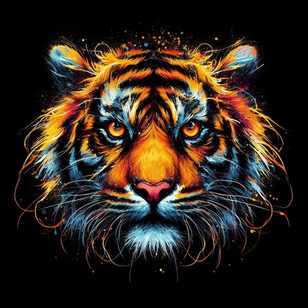 print tiger