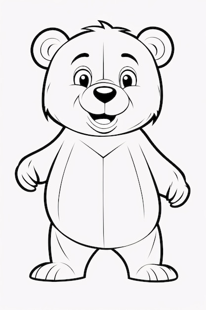 Photo printable coloring page for kids