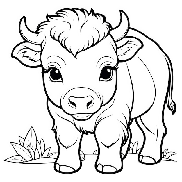 Photo printable coloring page for kids