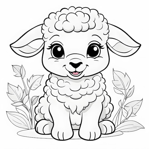 Photo printable coloring page for kids