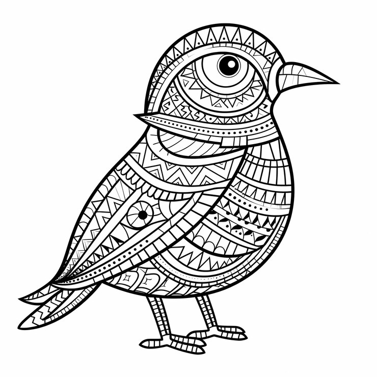 Photo printable picture coloring book with animals