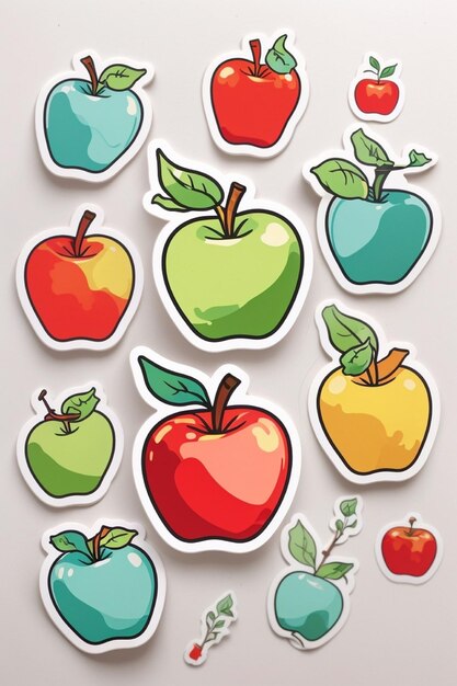 Photo printable sticker about minimal cartoon