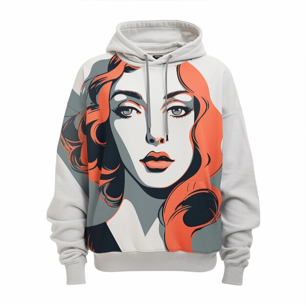 Printed girl sweatshirt