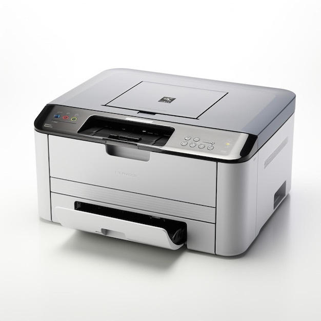 Printer met witte achtergrond hoge kwaliteit ultra hd