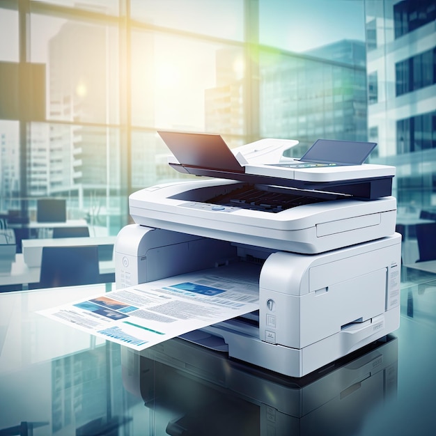 Printing Document on Office Copier