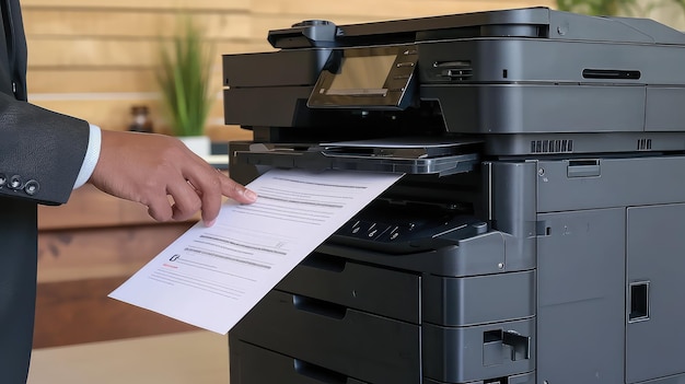 Printing important documents to keep the workflow going