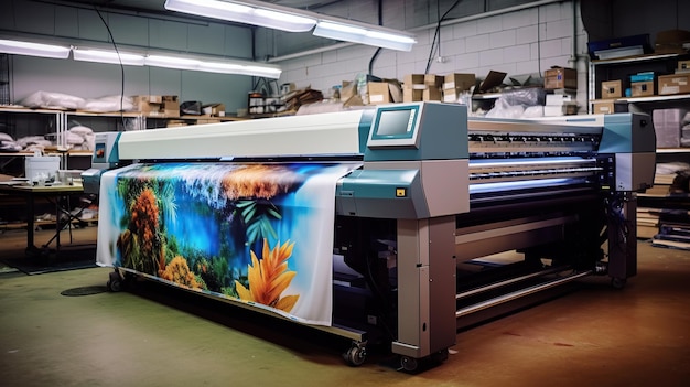 Printing machines in a modern printing house industry engineering technologies