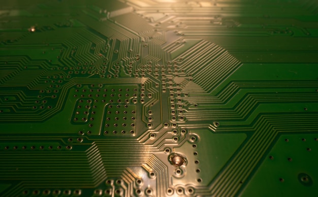 Printplaat achtergrond elektronische printplaat textuur computertechnologie digitale chip elektronische