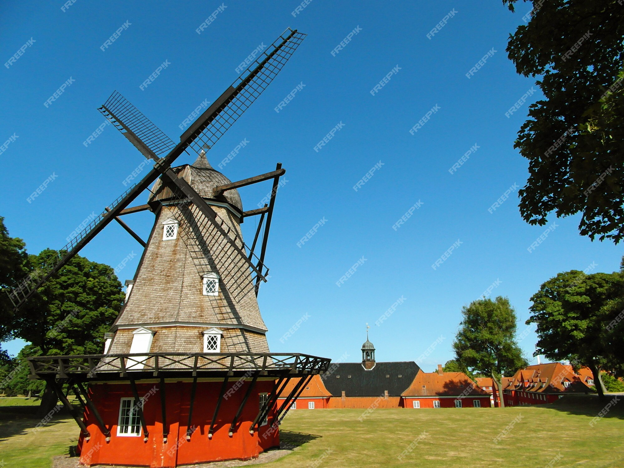 Moinho De Vento Em Kastellet Copenhagen Imagem de Stock - Imagem