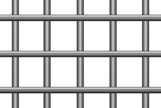 Prison fence criminal prisoner iron steel security justice block background art