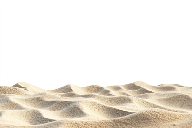 Pristine sandy dunes landscape