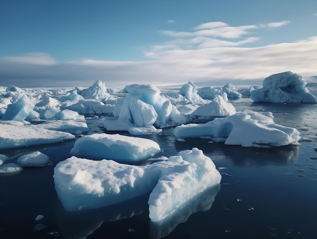 The Pristine Solitude of a Glacial Wonderland