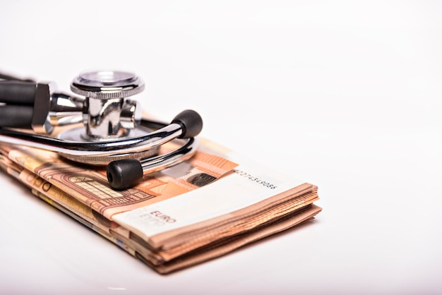 Private medicine business concept payment for medical\
services
