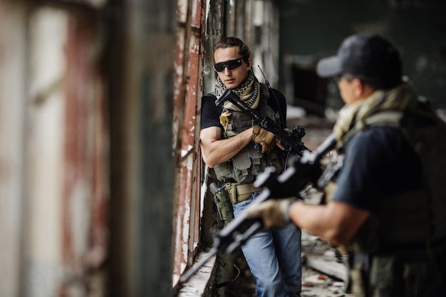 Private Military Contractor during the special operation