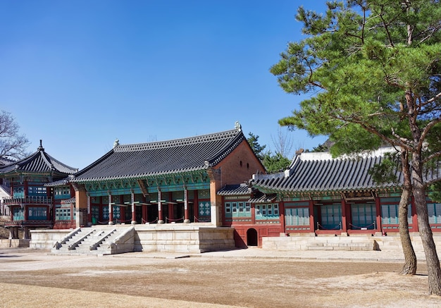 Private Royal Library in Gyeongbokgung Palace in Seoul, Zuid-Korea