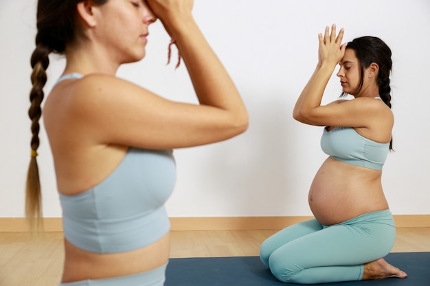 Privé yogalessen voor zwangere vrouwen