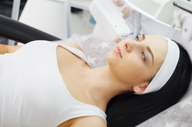 Procedure van microdermabrasie