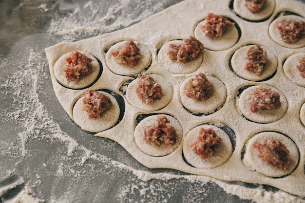 the process of cooking dumplings