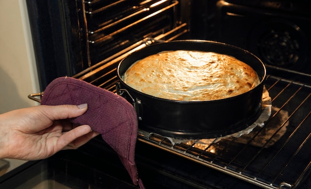 Il processo di preparazione della cheesecake