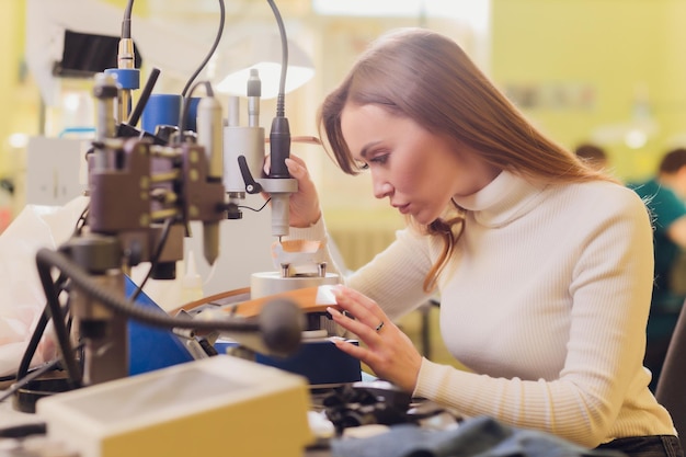 The process of making a dental prosthesis in a dental laboratory