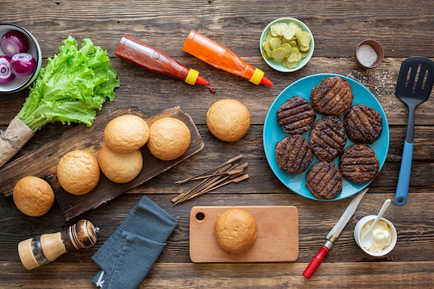 Process of making a juicy burger