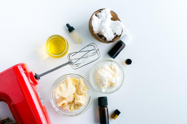 the process of making moisturizing body butter at home