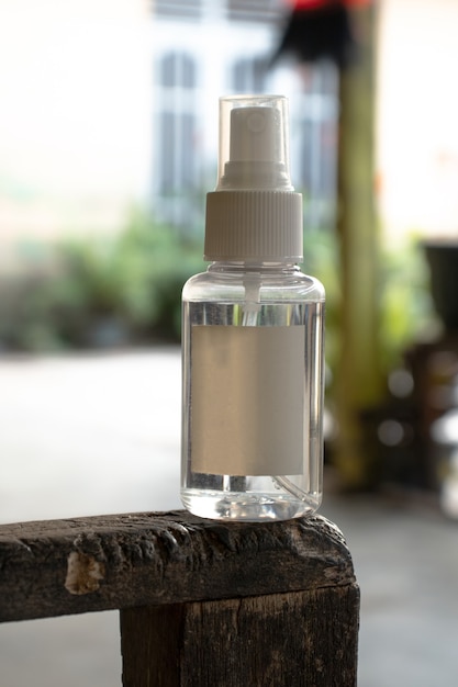 Product bottle mockup Spray bottle Blank label