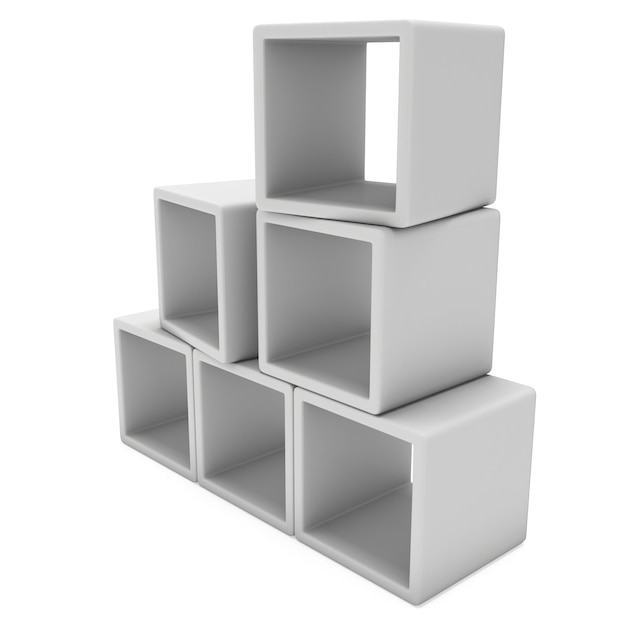 Product display boxes 3D