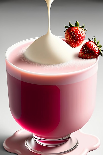 맛있는 딸기주스음료, 과일음료 제품전시