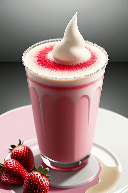 맛있는 딸기주스음료, 과일음료 제품 전시