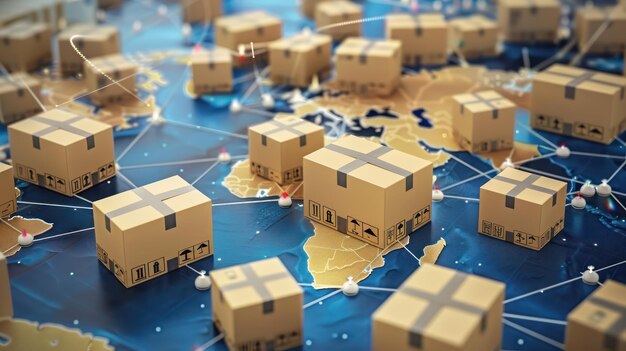 Photo product distribution highlighting distribution channels and sales regions
