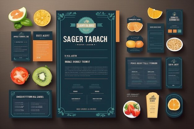 Photo product label template