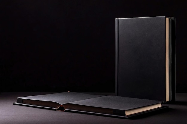 Фото Мокет упаковки продукта фото рекламной фотосессии студии черных книг в твердой обложке