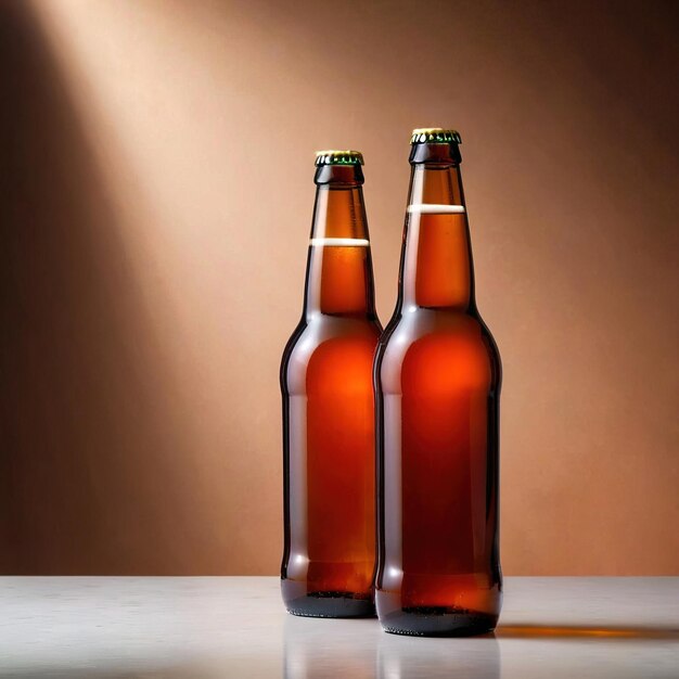 Photo product packaging mockup photo ofbottle of beer studio advertising photoshoot