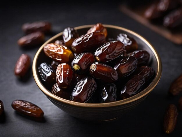 Product Photography of Dates in bowl