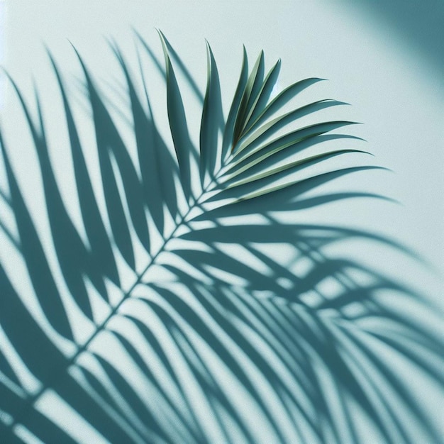 Product photography podium with leaf shadow